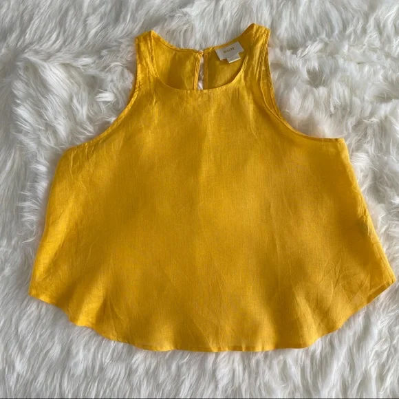Maeve Anthropologie Linen Top - Picture 3 of 8